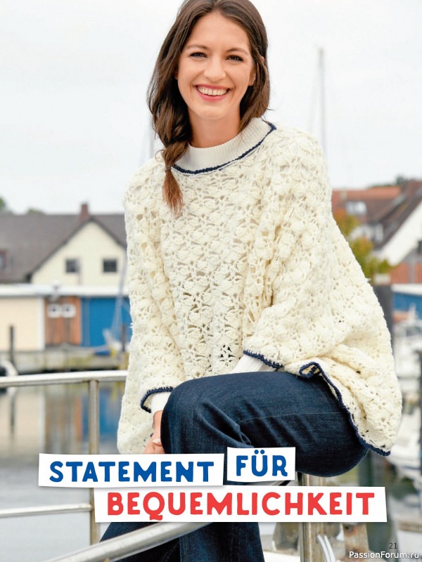 Вязаные модели в журнале «Maschentrends №1 2026 - Hakeltrends»