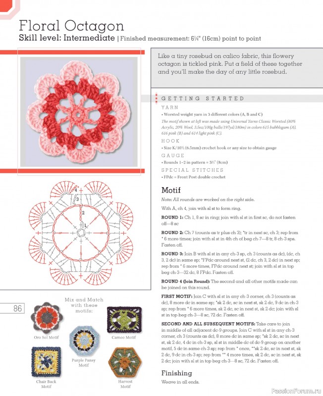 Вязаные проекты в книге «Go Crochet! Afghan Design Workshop».