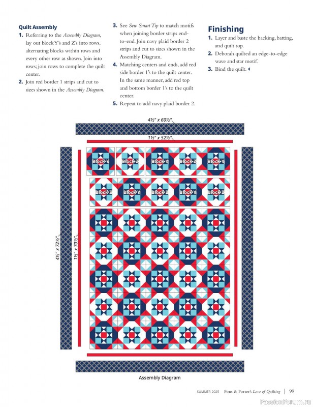 Коллекция проектов для рукодельниц в журнале «Fons & Porter’s Love Of Quilting - Summer 2025»