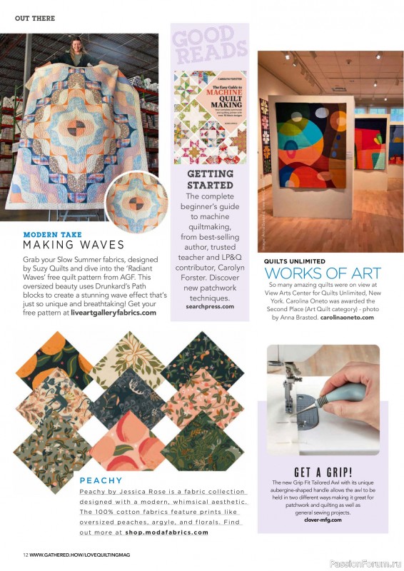 Коллекция проектов для рукодельниц в журнале «Love Patchwork & Quilting №157 2025»