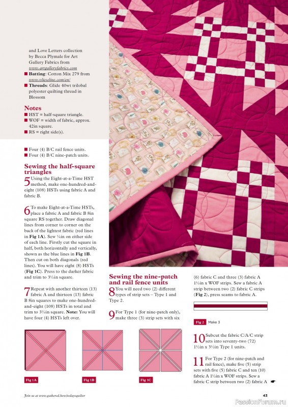 Коллекция проектов для рукодельниц в журнале «Todays Quilter №131 2025»