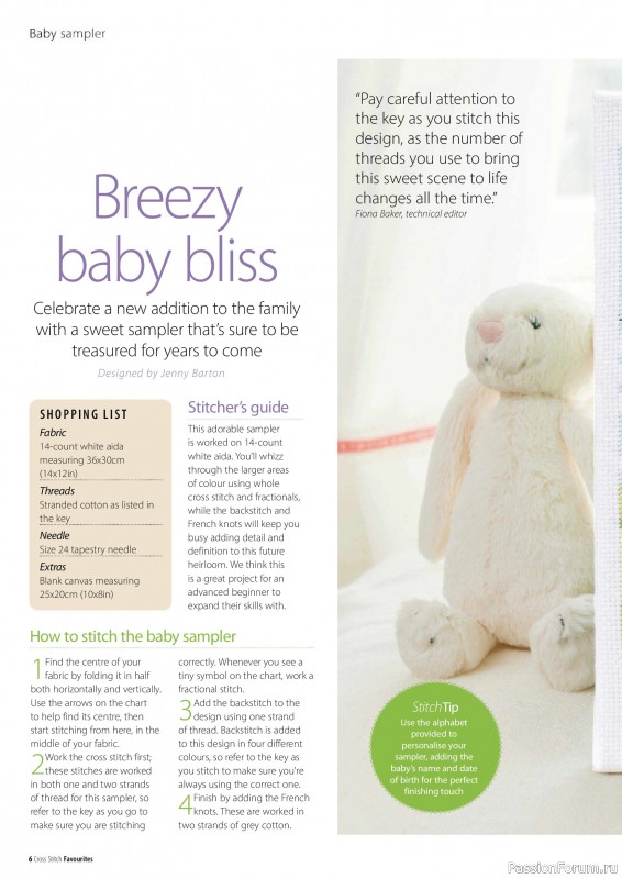 Коллекция вышивки в журнале «Cross Stitch Favourites №43 2025»