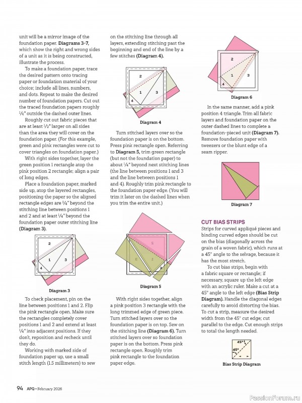 Коллекция проектов для рукодельниц в журнале «American Patchwork & Quilting №198 2025»