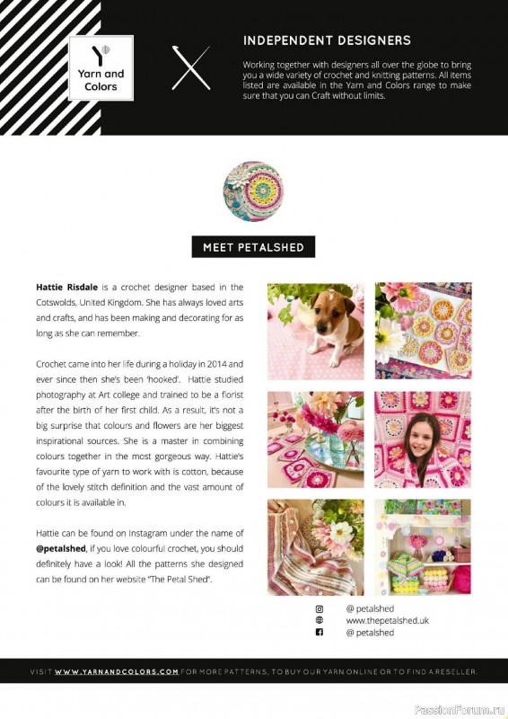 Вязаные проекты крючком в журнале «Simply Crochet №121 2022»