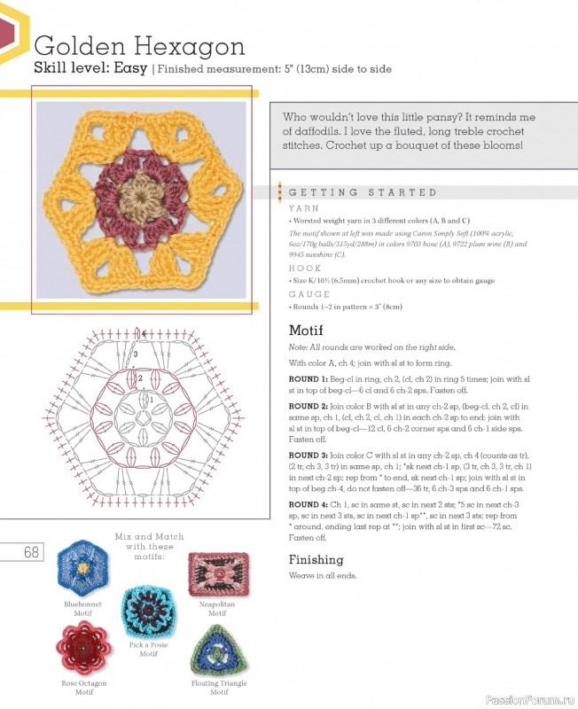 Вязаные проекты в книге «Go Crochet! Afghan Design Workshop».