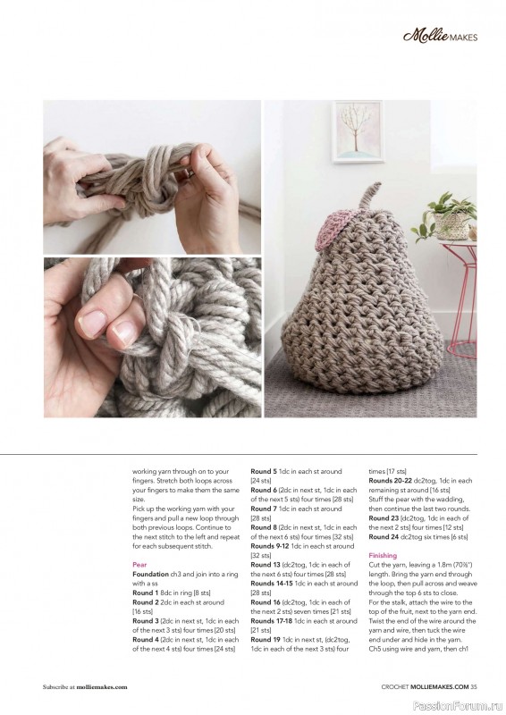 Вязаные проекты в журнале &laquo;Mollie Makes - Crochet 2026&raquo;