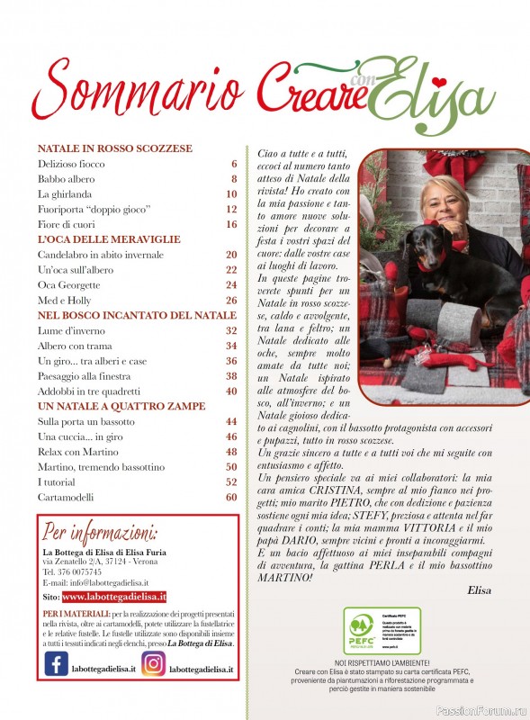 Коллекция проектов для рукодельниц в журнале «Creare Con Elisa №11 2025»