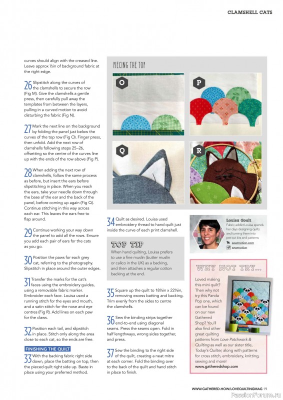Коллекция проектов для рукодельниц в журнале «Love Patchwork & Quilting №157 2025»