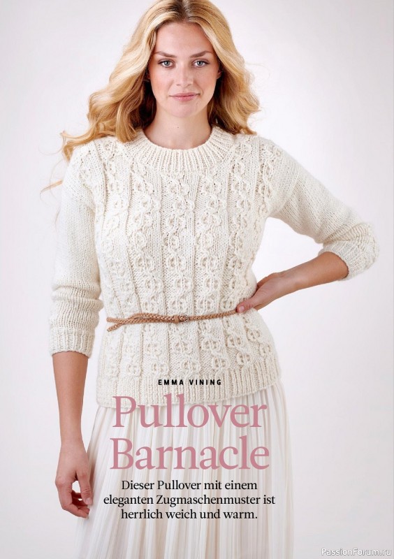 Вязаные модели крючком в журнале «The Knitter Germany №61 2022 »