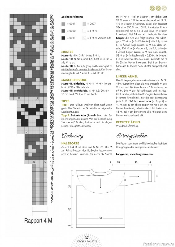 Вязаные проекты в журнале «Einfach Stricken №6 2025»