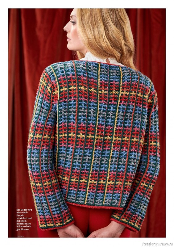 Вязаные модели крючком в журнале «The Knitter Germany №61 2022 »