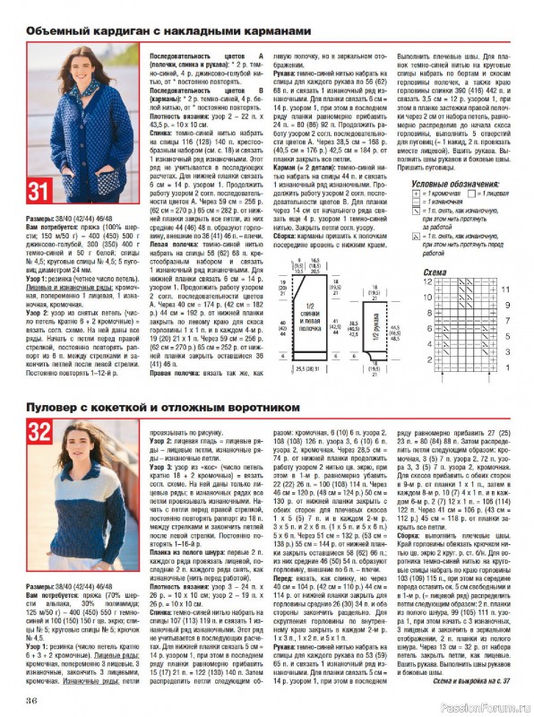 Вязаные модели в журнале «Сабрина №11 2025»