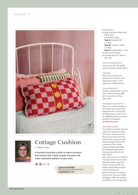 Вязаные проекты крючком в журнале &laquo;Inside Crochet №188 2026&raquo;