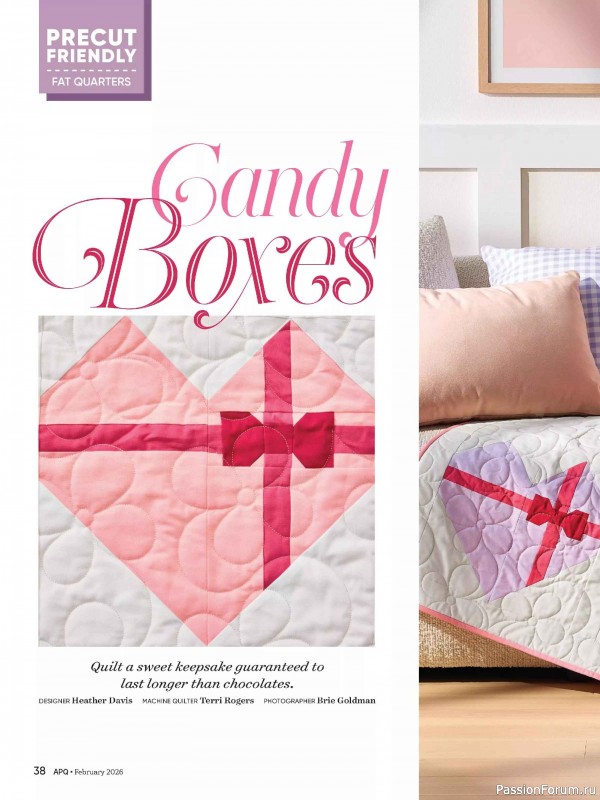 Коллекция проектов для рукодельниц в журнале «American Patchwork & Quilting №198 2025»