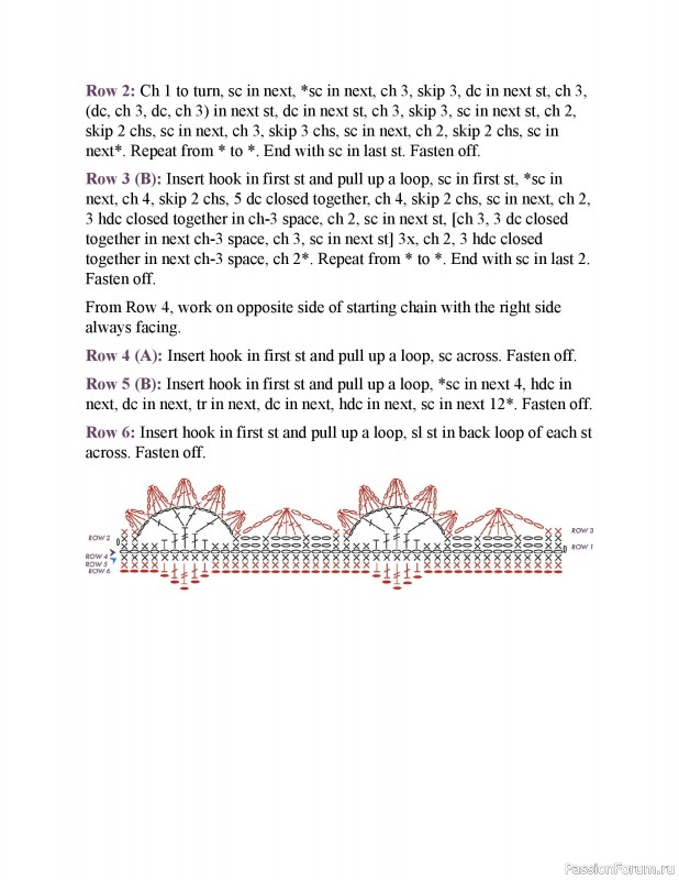 Вязаные проекты в книге &laquo;150 Crochet Borders&raquo;. Часть 2