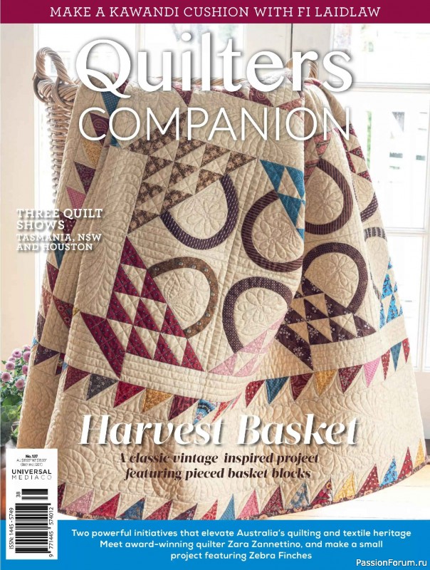 Коллекция проектов для рукодельниц в журнале &laquo;Quilters Companion №137 2026&raquo;