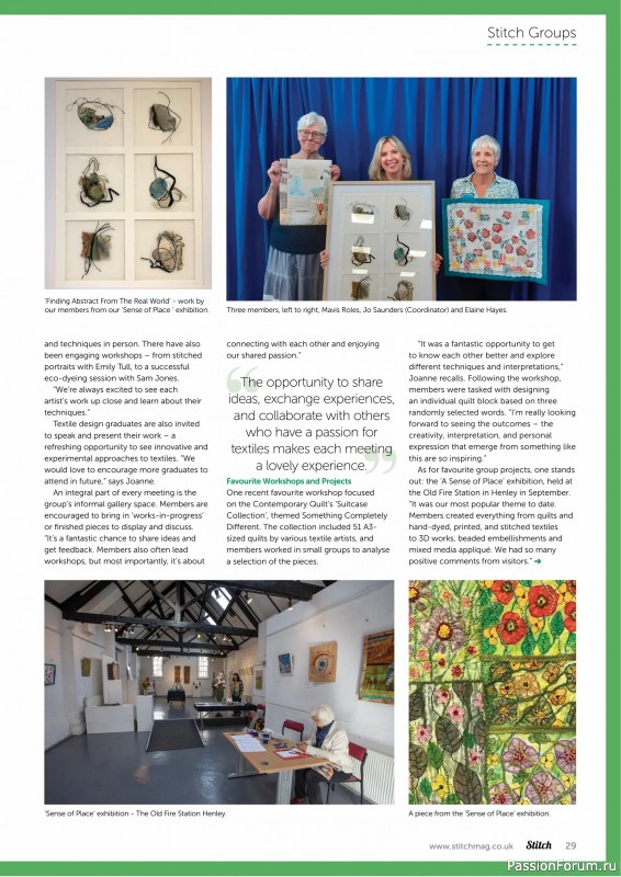 Коллекция проектов для рукодельниц в журнале «Stitch Magazine №156 2025»
