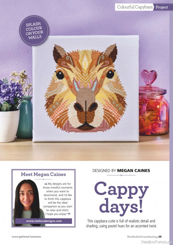 Коллекция вышивки в журнале «The World of Cross Stitching №367 2025»