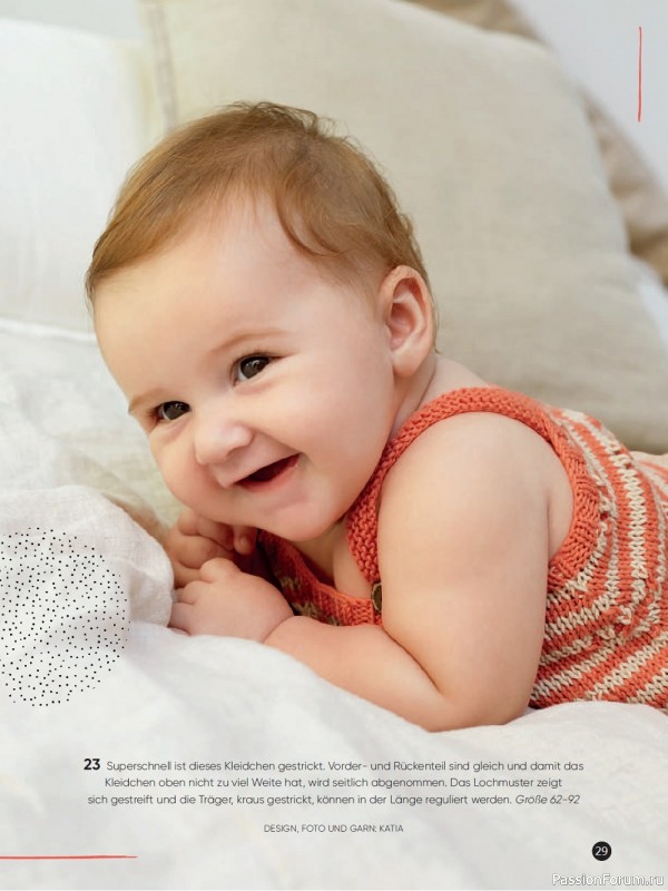 Вязаные модели для детей в журнале «Baby Maschenmode №52 2022»