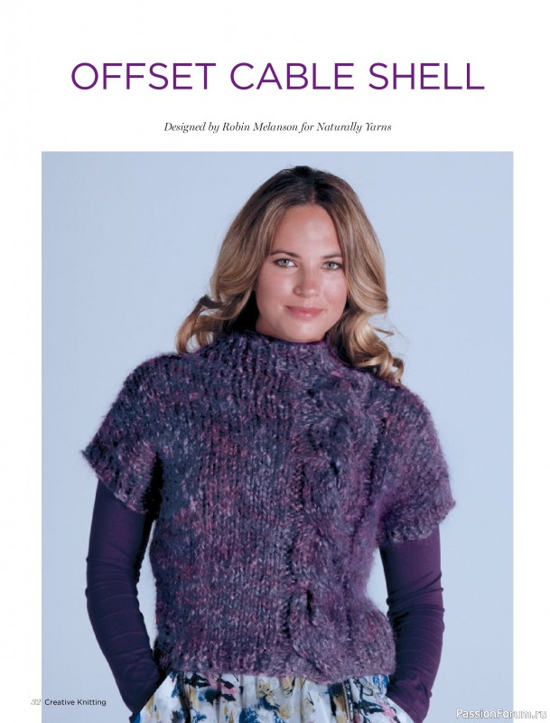 Вязаные модели спицами в журнале «Creative Knitting №89 2025»