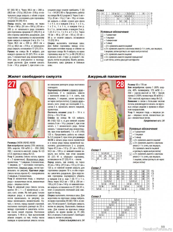 Вязаные модели в журнале «Сабрина №11 2025»