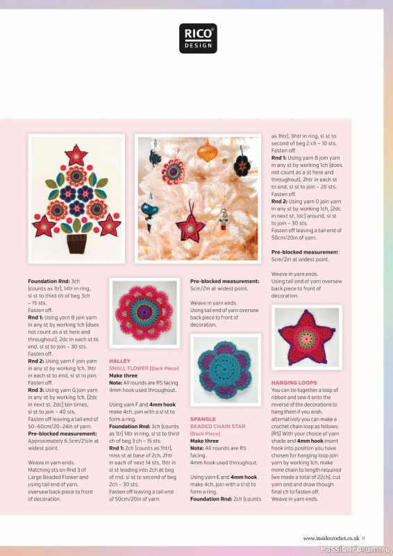 Вязаные проекты крючком в журнале «Inside Crochet №184 2025»