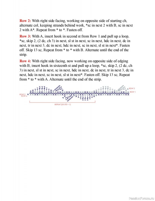 Вязаные проекты в книге &laquo;150 Crochet Borders&raquo;. Часть 3