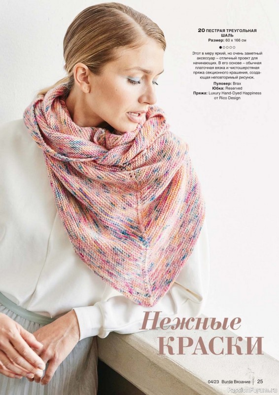 Вязаные модели в журнале «B-Вязание №4 2023»