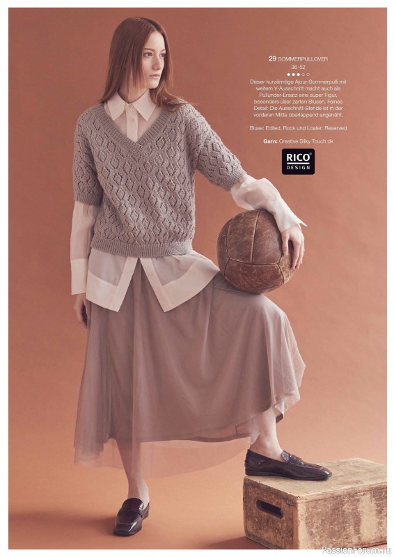 Вязаные модели в журнале «Burda Stricken №3 2025»