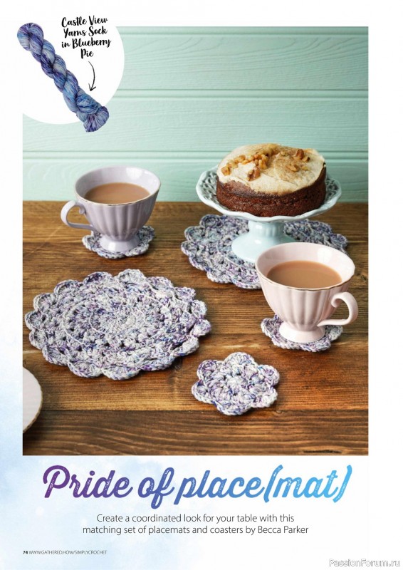 Вязаные проекты крючком в журнале « Simply Crochet №133 2023»