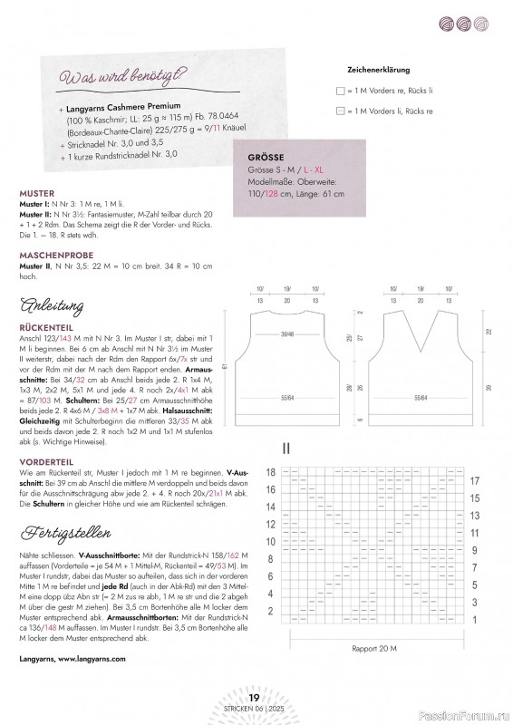 Вязаные проекты в журнале «Einfach Stricken №6 2025»