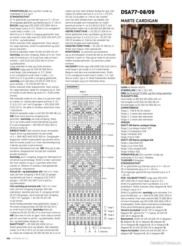 Вязаные проекты в журнале &laquo;Yarnmade №1 2018 Spring & Summer&raquo;. Продолжение