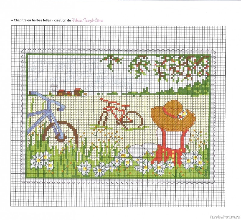 Коллекция вышивки в книге «Reves de fleurs - 2026»