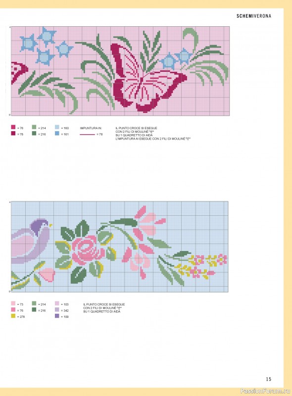 Коллекция вышивки в журнале &laquo;Mani di Fata - A Punto Croce - Marzo 2026&raquo;