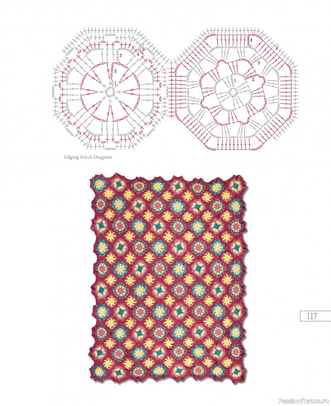 Вязаные проекты в книге «Go Crochet! Afghan Design Workshop».
