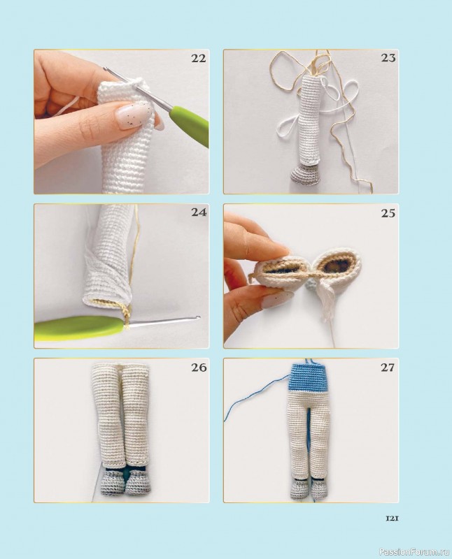 Вязаные проекты в книге &laquo;Киногуруми&raquo;.