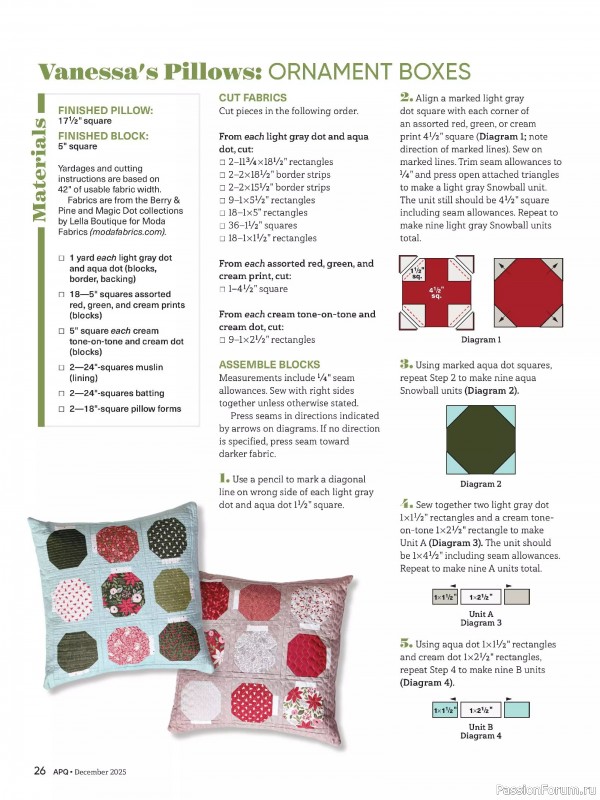 Коллекция проектов для рукодельниц в журнале «American Patchwork & Quilting №197 2025»