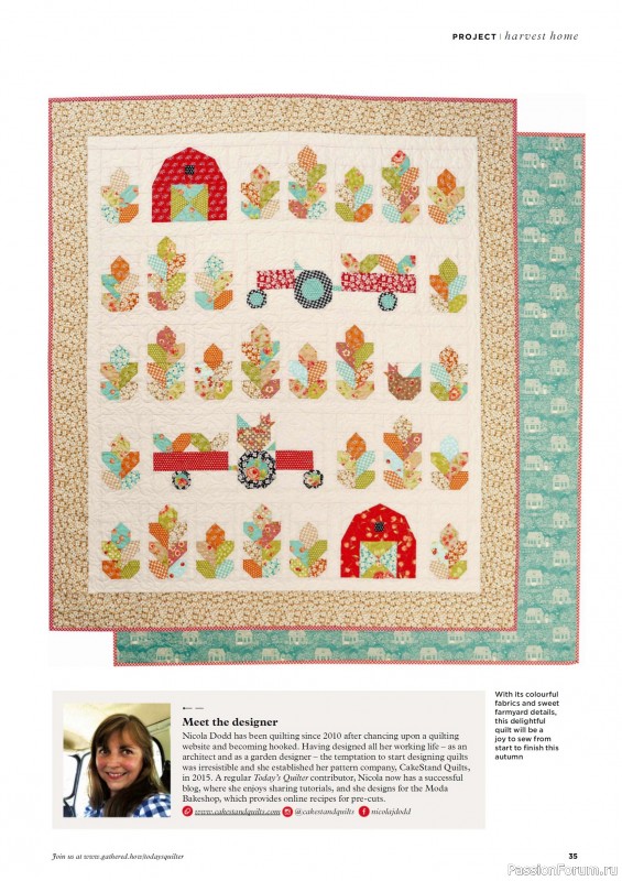 Коллекция проектов для рукодельниц в журнале «Todays Quilter №131 2025»