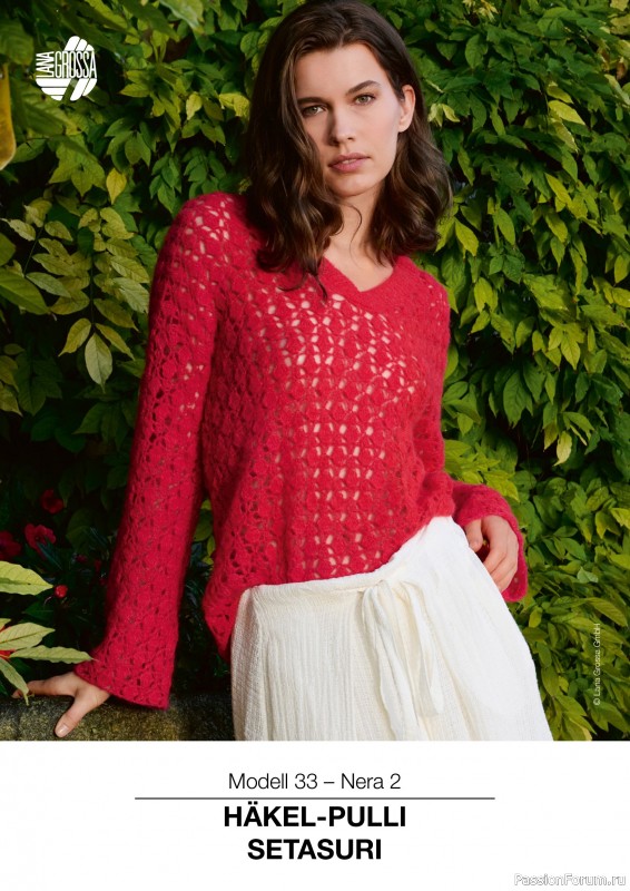 Вязаные модели в журнале &laquo;Lana Grossa Nera - Spring/Summer 2026&raquo;. Продолжение