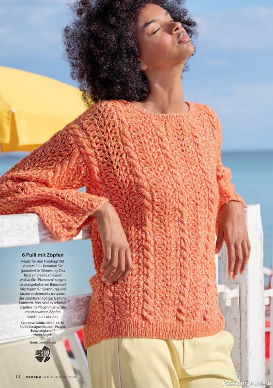 Вязаные модели в журнале &laquo;Verena Stricktrends №1 2026&raquo;