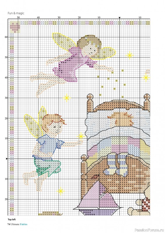 Коллекция вышивки в журнале «Ultimate CrossStitch Faries - November 2025»