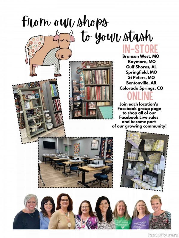 Коллекция проектов для рукодельниц в журнале «American Patchwork & Quilting №198 2025»