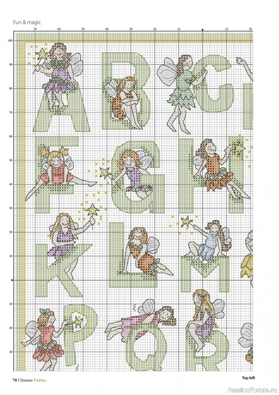 Коллекция вышивки в журнале «Ultimate CrossStitch Faries - November 2025»