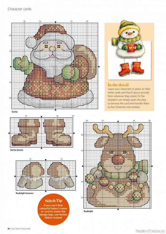 Коллекция вышивки в журнале «Cross Stitch Favourites - Christmas 2023»