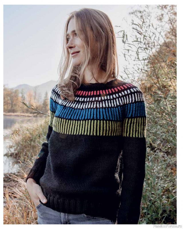 Вязаные проекты в книге «Top-Down Colorwork Knit Sweaters and Accessories»