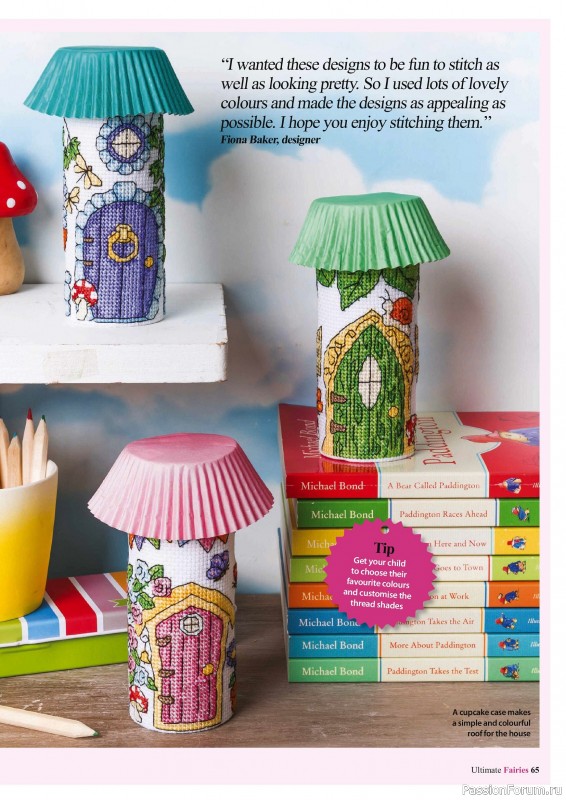 Коллекция вышивки в журнале «Ultimate CrossStitch Faries - November 2025»