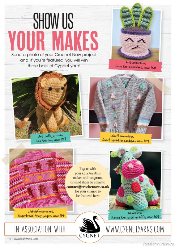 Вязаные проекты крючком в журнале «Crochet Now №116 2025»