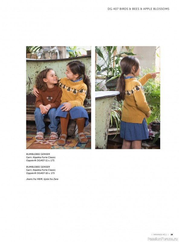 Вязаные проекты в журнале &laquo;Yarnmade №1 2020 Spring & Summer&raquo;