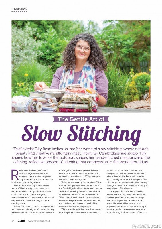 Коллекция проектов для рукодельниц в журнале «Stitch Magazine №155 2025»