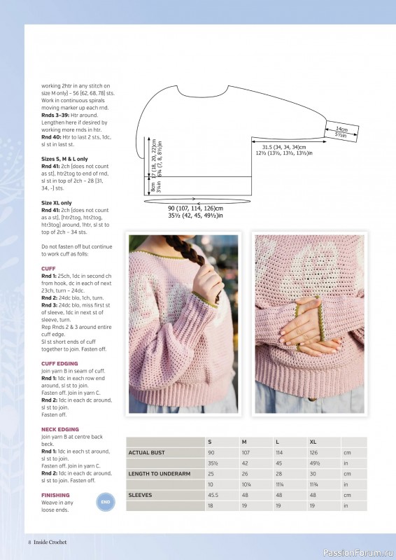 Вязаные проекты крючком в журнале &laquo;Inside Crochet №188 2026&raquo;